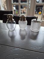 Antieke glazen theebusjes., Ophalen of Verzenden