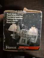 Ferm werkbankslijpmachine, Ophalen of Verzenden, Gebruikt, Minder dan 700 watt, Haakse handslijpmachine