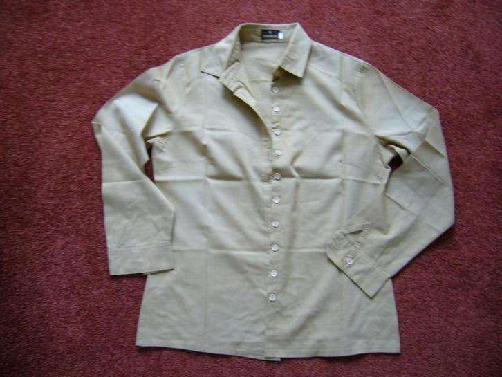 Elkont blouse maat 36 - 38 z.g.a.n., Kleding | Dames, Blouses en Tunieken, Zo goed als nieuw, Maat 38/40 (M), Beige, Ophalen of Verzenden