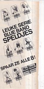 Retro reclame 1962 Blue Band margarine speldjes spaaractie, Ophalen of Verzenden