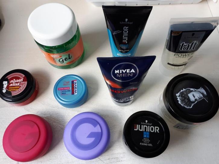 verschillende merken gel wax voor haar 10 stuks Gatsby Nivea, Sieraden, Tassen en Uiterlijk, Uiterlijk | Haarverzorging, Zo goed als nieuw