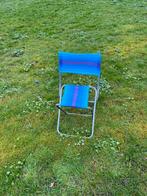 Vintage kindercampingstoel; visstoel, Caravans en Kamperen, Ophalen of Verzenden, Gebruikt, Campingstoel