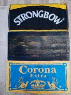Bar doekjes Corona & Strongbow, Ophalen of Verzenden, Gebruikt, Overige kleuren, Handdoek