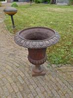 gietijzeren bloempot / tuinvaas, Tuin en Terras, Tuinvazen, Ophalen, Gebruikt