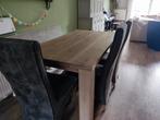 eiken eettafel, Ophalen, Gebruikt, Eikenhout, 50 tot 100 cm