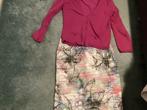 Mooie rok maat 38 met vestje maat L, Kleding | Dames, Rokken, Ophalen of Verzenden, Zo goed als nieuw, Maat 38/40 (M)