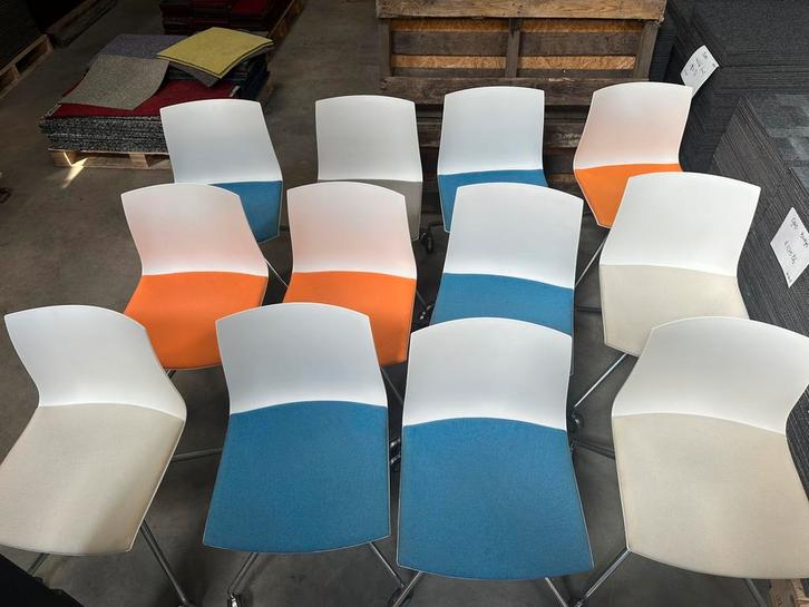 Design stoelen Arper vergaderstoelen catifa 46, Huis en Inrichting, Stoelen, Zo goed als nieuw, Vijf, Zes of meer stoelen, Overige kleuren