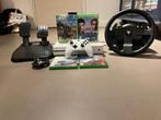 Xbox One s met games, stuurtje en gaspedaal, Xbox One S, Ophalen of Verzenden, Zo goed als nieuw, Met 1 controller