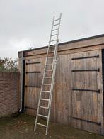 mooie ladder 3 x 9  treden, totaal 7 meter 50, Doe-het-zelf en Verbouw, Ladders en Trappen, Gebruikt, Ophalen of Verzenden, Ladder