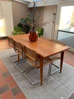 Vintage eettafel, Huis en Inrichting, Tafels | Eettafels, Ophalen, Vintage design, 50 tot 100 cm, Zo goed als nieuw