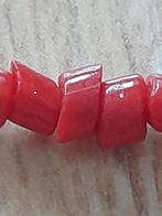 Vintage Koraal Ketting 1.20m, Ophalen of Verzenden, Gebruikt, Rood, Steen of Mineraal
