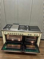 Luxe Fornuis Boretti Majestic 7 pits Incl. Afzuigkap 150 cm, Fornello Esperta, Grill, Ophalen of Verzenden, Zo goed als nieuw