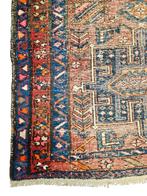 Handmade Persian wool Heriz Karaja carpet runner 105x320cm, Persian Perzisch vintage oosters hype, Gebruikt, 100 tot 150 cm, 200 cm of meer