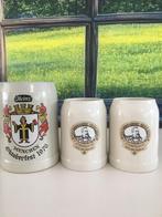 3 puntgave bierpullen: Oktoberfest 1976 en Heidelberg samen, Ophalen of Verzenden, Zo goed als nieuw, Pul(len), Overige merken