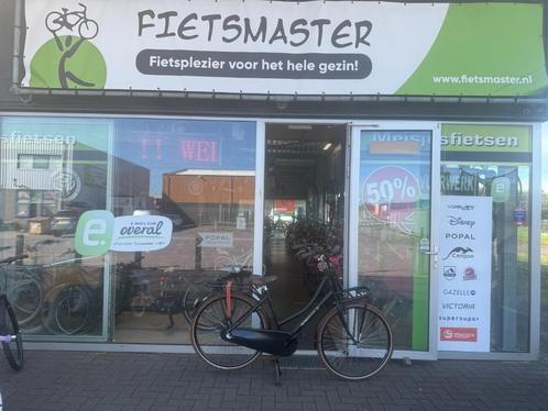 FIETSMASTER TRANSPORTFIETS 28 INCH 50 CM MIDIUM N3 MAT ZWART, Fietsen en Brommers, Fietsen | Dames | Damesfietsen, Nieuw, Overige merken