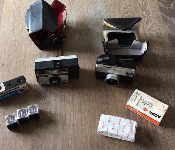2 oude fotocamera’s, Verzamelen, Ophalen of Verzenden, Fototoestel