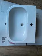 Duravit wastafel keramiek 60 cm uit nieuwbouw, Doe-het-zelf en Verbouw, Sanitair, Ophalen, Zo goed als nieuw, Wastafel