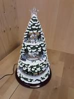 Kerstboom met verlichting en treintjes.Thomas Kinkade, Diversen, Kerst, ., Ophalen of Verzenden, Zo goed als nieuw, .
