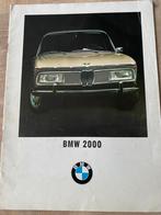 Brochure BMW 2000 Neue Klasse 1969, Ophalen of Verzenden, Gelezen, BMW