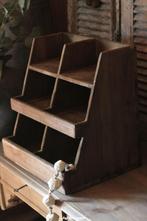 Gruttersbak met 6 vakken, coffeecorner, opberger, Huis en Inrichting, Woonaccessoires | Overige, Nieuw, Ophalen of Verzenden, Info@jufbrocante.nl