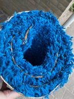 Vloerkleed van Ikea, blauw, hoogpolig, Ophalen, 100 tot 150 cm, Blauw, Zo goed als nieuw