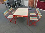 Échte vintage speel-kampeerset voor kinderen, Ophalen of Verzenden, Zo goed als nieuw, Campingstoel