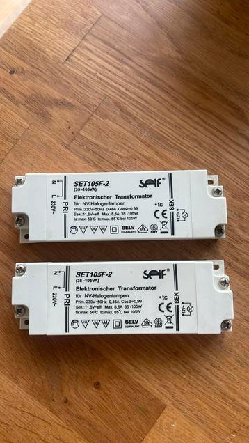 2 Transformators hallogeenlamp beschikbaar voor biedingen