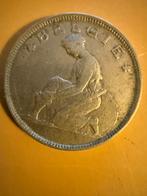 Belgische 2 frank munt 1924, Ophalen of Verzenden, Zilver, Losse munt