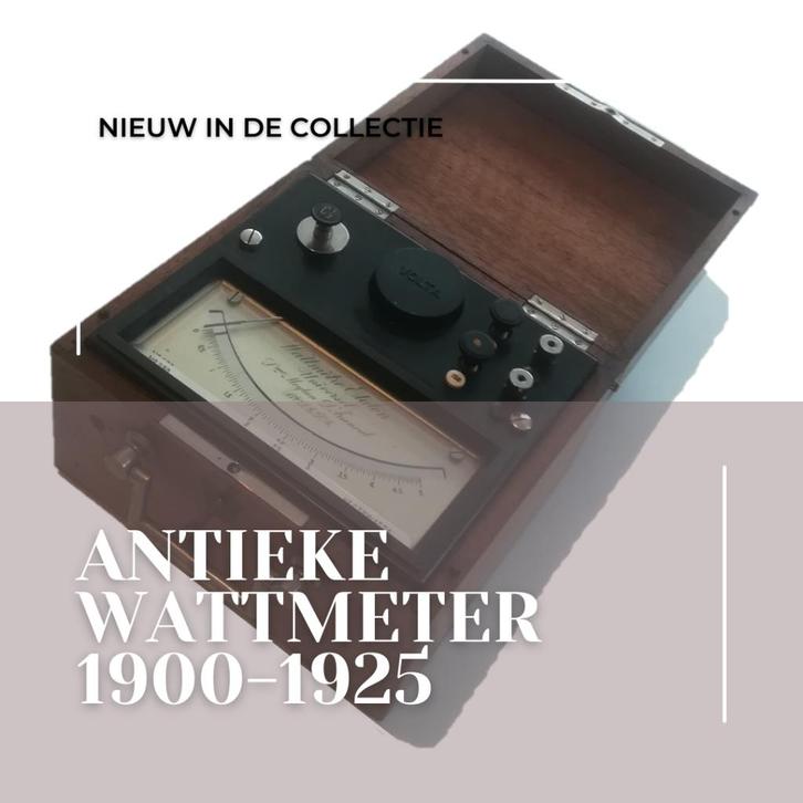 Antieke Wattmeter 1900-1925 | EUR 114,95, Telecommunicatie, Zenders en Ontvangers, Zo goed als nieuw, Zender en Ontvanger, Ophalen of Verzenden