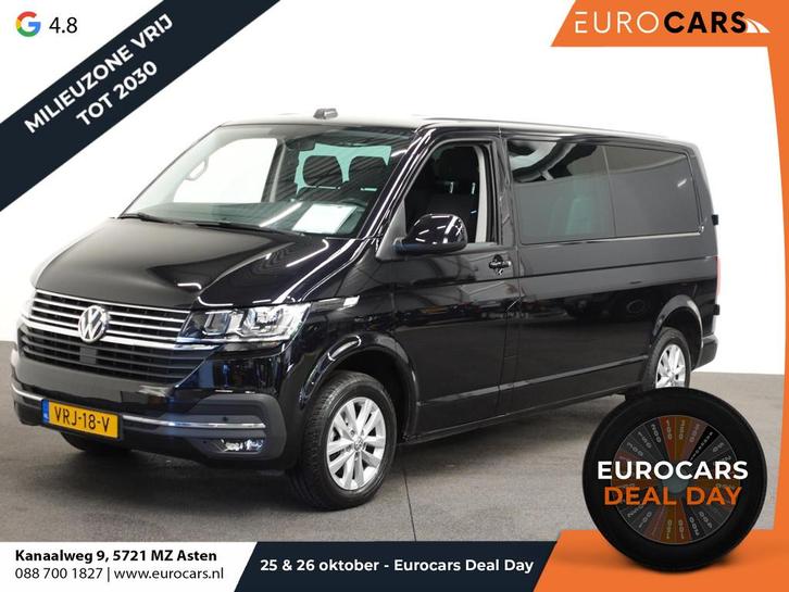 Volkswagen Transporter 2.0 TDI L2 Dubbele Cabine Automaat Ai, Auto's, Bestelauto's, Bedrijf, Te koop, ABS, Airbags, Airconditioning