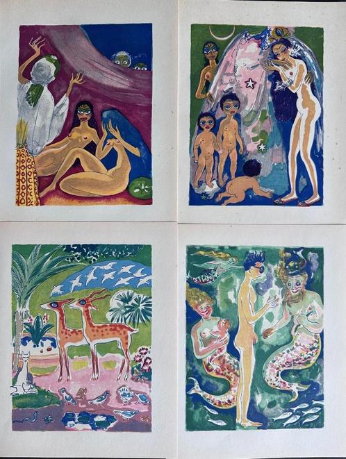 Kees van Dongen houtgravures 1001 nacht, Antiek en Kunst, Kunst | Etsen en Gravures, Verzenden