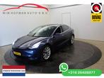 Tesla Model 3 Standard RWD Plus 60 kWh Pano Cam Leder El-Sto, Auto's, Tesla, Automaat, Achterwielaandrijving, Gebruikt, Zwart