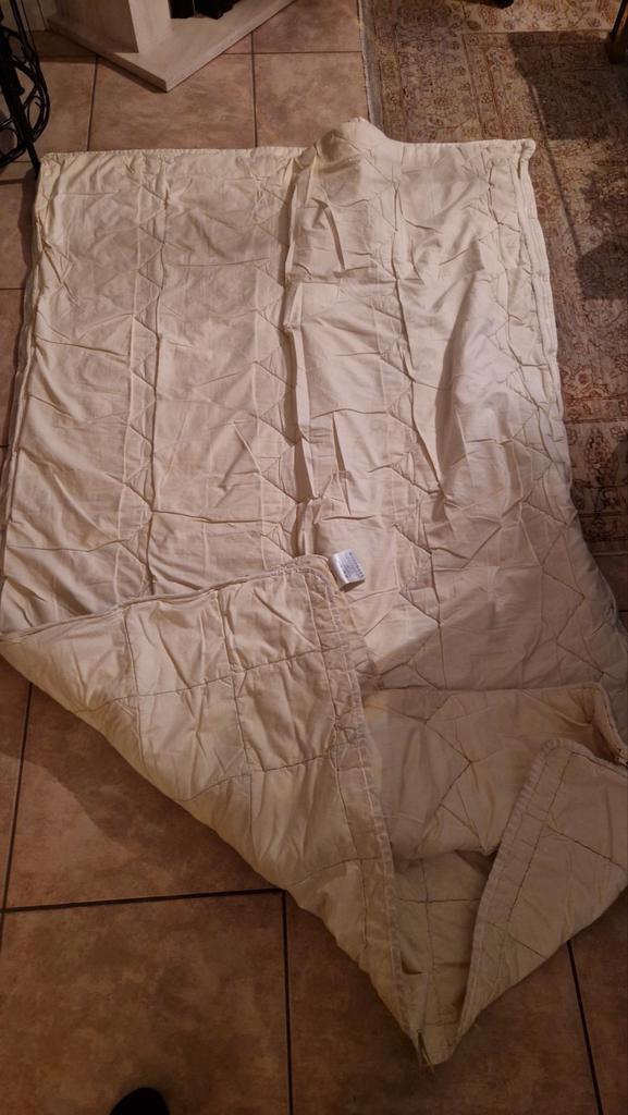 Woolmark.Afritsbaar zomer en winter dekbed, Huis en Inrichting, Slaapkamer | Beddengoed, Zo goed als nieuw, Deken of Dekbed, Eenpersoons