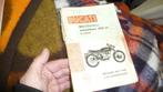 Origineel instructieboekje bevel Ducati 450 Mark 3 Desmo Scr, Motoren, Handleidingen en Instructieboekjes, Ducati