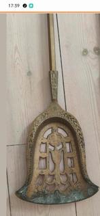 Koperen open haard schep, Ophalen of Verzenden, Gebruikt, Inzethaard, Overige soorten