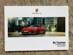 Nederlandse prijslijst Porsche Cayman 981 2014 nieuw, Boeken, Auto's | Folders en Tijdschriften, Nieuw, Porsche, Ophalen of Verzenden