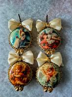 Kerstballen vintage,  handgemaakt, Ophalen of Verzenden