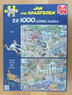 2x1000 Jan van Haasteren #19001 Safari + De storm, Ophalen, 500 t/m 1500 stukjes, Zo goed als nieuw, Legpuzzel