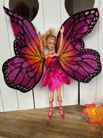 Barbie Mariposa-pop met magische vleugels Y6372, Ophalen of Verzenden, Gebruikt, Barbie
