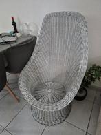Rieten Stoel - Zo Goed Als Nieuw, Huis en Inrichting, Stoelen, Ophalen, Riet of Rotan, Zo goed als nieuw, Retro