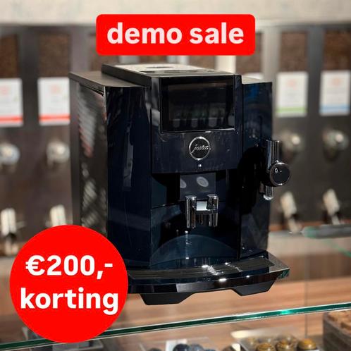 Jura S8 Dark Inox (EB) DEMO KORTING, 25 maanden garantie, Witgoed en Apparatuur, Koffiezetapparaten, Zo goed als nieuw, Koffiebonen