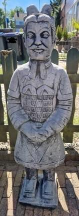 Krijger uit het Leger van Xian 105 cm NU 15% korting, Tuin en Terras, Tuinbeelden, Nieuw, Overige typen, Beton, Ophalen