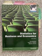 Statistics for Business and Economics 9780273767060, Gelezen, Beta, Ophalen of Verzenden, Pearson