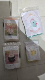 Needle Felting Poppetjes DIY Keychain Sets - Nieuw!, Ophalen of Verzenden, Nieuw, Materiaal