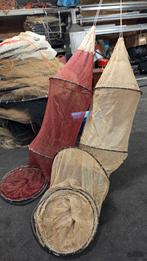 Visnetten / Fuiken - wanddecoratie mancave, Tuin en Terras, Tuinwanddecoratie, Ophalen of Verzenden, Gebruikt