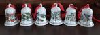 Set van 6 kerstklokjes Hutschenreuther bell voor verzameling, Ophalen of Verzenden, Zo goed als nieuw