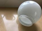 Glazen bol voor lamp wit als nieuw retro, Minder dan 50 cm, Zo goed als nieuw, Ophalen