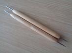 2 houten embossing pennen, Ophalen, Nieuw, Overige merken