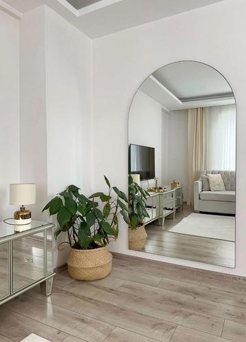 Grote Ovale Spiegel 180x100 cm – Stijlvol Frameless Design beschikbaar voor biedingen
