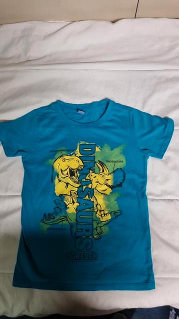 Dopodopo Shirt Dino Maat 128 beschikbaar voor biedingen